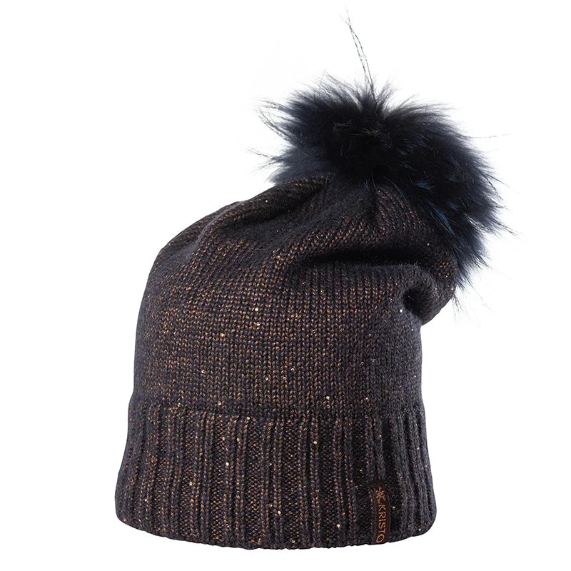 Bonnet Miriade Long avec Pompon